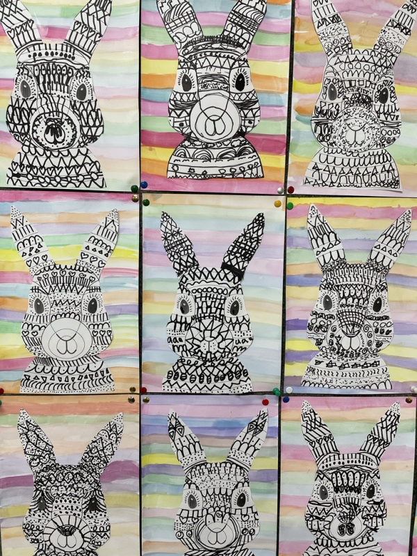 Grade 1 Easter Bunnies